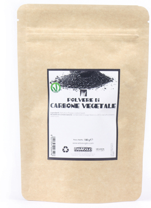 CARBONE VEGETALE POLVERE 100 G - goldeneffe.it