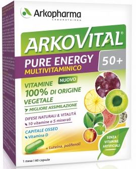 ARKOVITAL PURE ENERGY 50+ 60 CAPSULE - goldeneffe.it