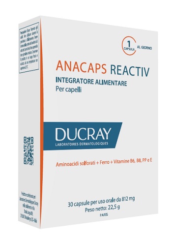 ANACAPS REACTIV DUCRAY 30 CAPSULE 2017 - goldeneffe.it