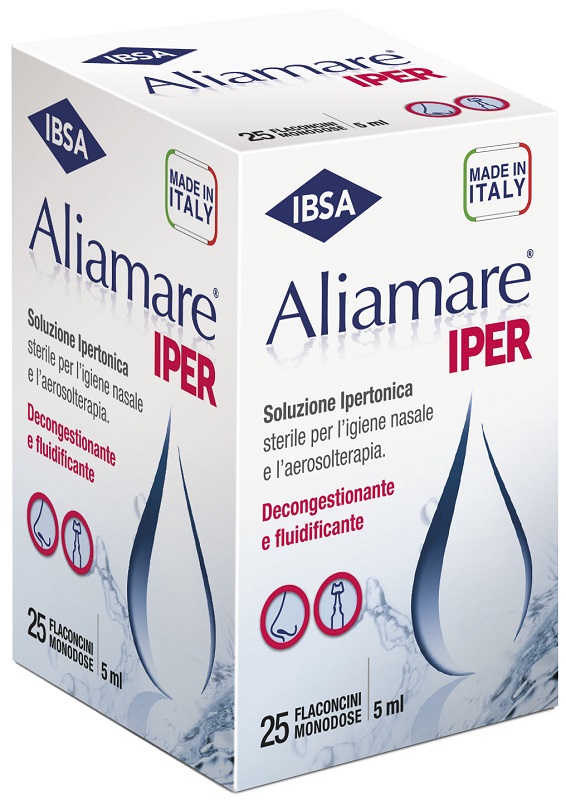 ALIAMARE IPER 25 FLACONCINI IPERTONICI DA 5 ML - goldeneffe.it