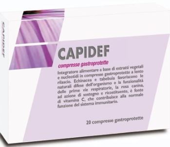 CAPIDEF 20 COMPRESSE GASTROPROTETTE - goldeneffe.it