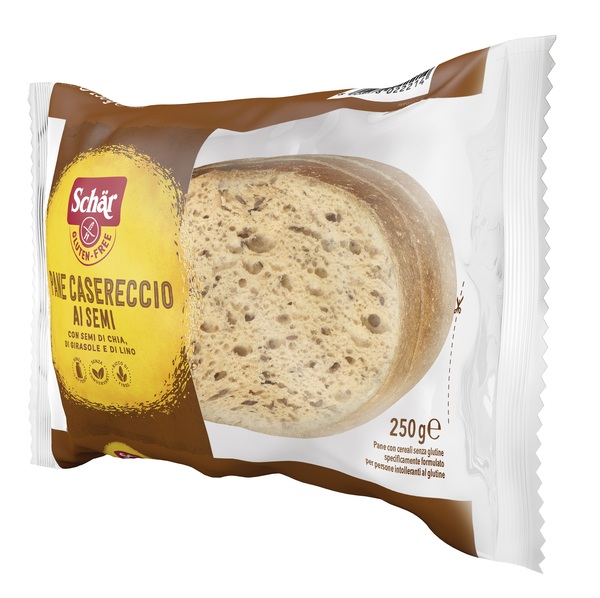 SCHAR PANE CASERECCIO AI SEMI SENZA LATTOSIO 250 G - goldeneffe.it