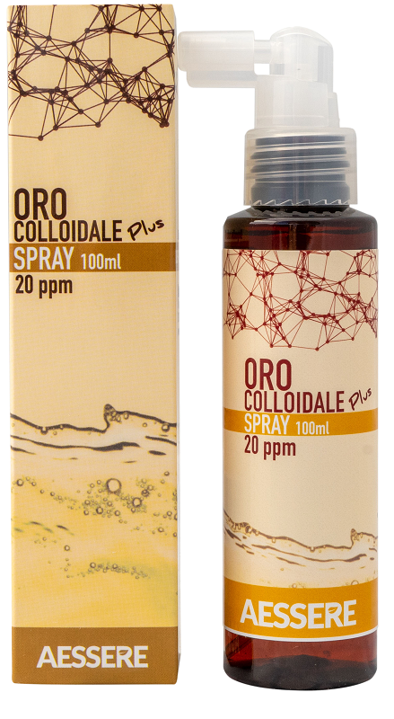 ORO COLLOIDALE PLUS SPRAY 20PPM 100 ML - goldeneffe.it
