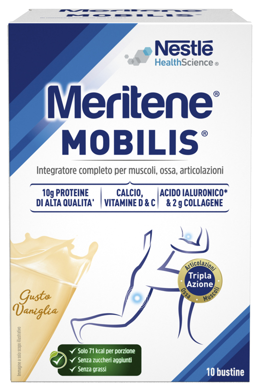 MERITENE MOBILIS GUSTO VANIGLIA 10 BUSTINE DA 21 G - goldeneffe.it