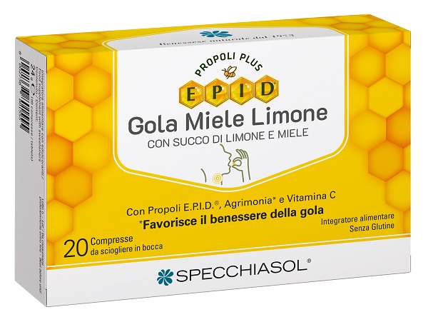 EPID GOLA MIELE LIMONE 20 COMPRESSE - goldeneffe.it