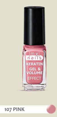 MY NAILS KERATIN GEL&VOLUME EFFECT 107 PINK - goldeneffe.it