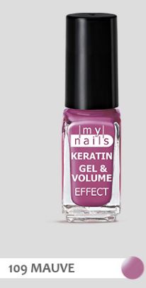 MY NAILS KERATIN GEL&VOLUME 109 MAUVE - goldeneffe.it