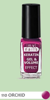 MY NAILS KERATIN GEL&VOLUME 110 ORCHID 5 ML - goldeneffe.it