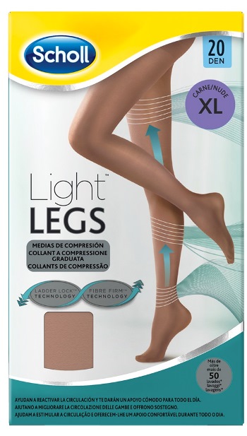 SCHOLL LIGHTLEGS 20 DENARI TAGLIA XL COLORE NUDE 1 PAIO - goldeneffe.it