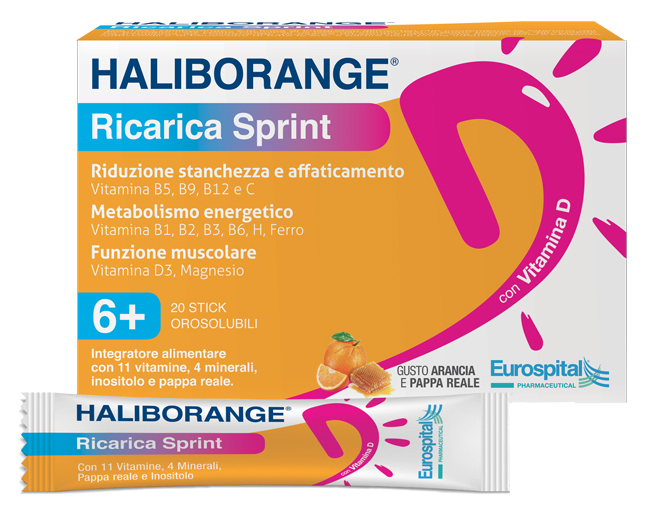 HALIBORANGE RICARICA SPRINT 20 STICK PACK 2 G - goldeneffe.it