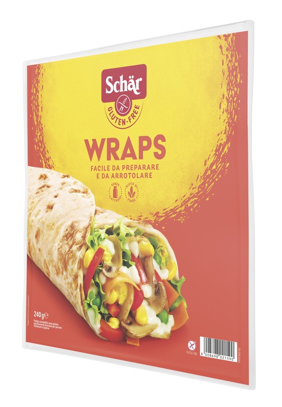 SCHAR WRAPS PIADINA ARROTOLABILE SENZA LATTOSIO 240 G - goldeneffe.it