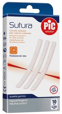 CEROTTO PER SUTURA PIC SOLUTION 6 X 100 MM 10 PEZZI - goldeneffe.it