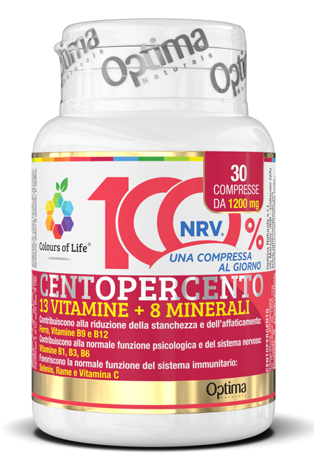 COLOURS OF LIFE CENTOPERCENTO 30 COMPRESSE 1200 MG - goldeneffe.it
