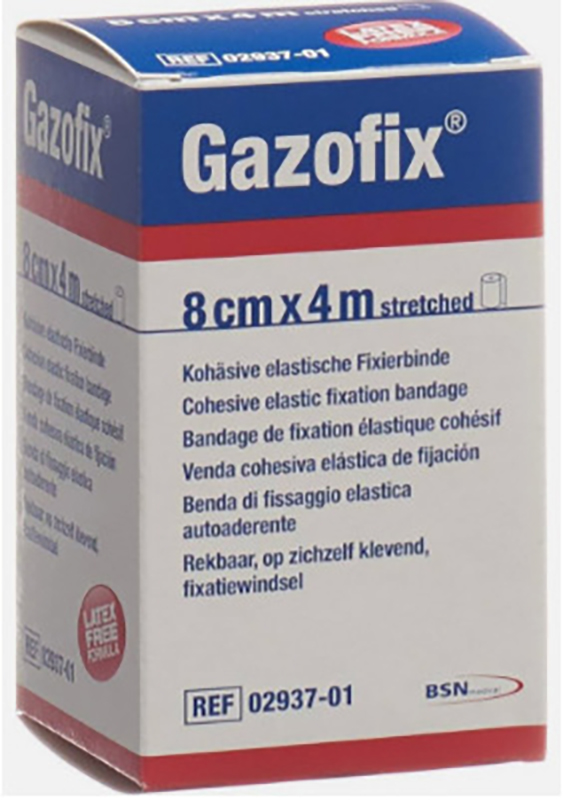 BENDA ELASTICA AUTOADESIVA GAZOFIX 8X400 CM - goldeneffe.it