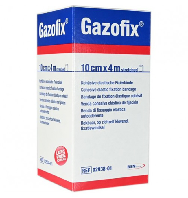 BENDA ELASTICA AUTOADESIVA GAZOFIX 10X400 CM - goldeneffe.it