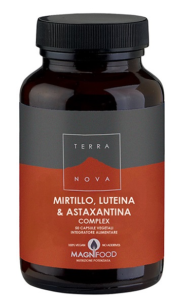 TERRANOVA MIRTILLO LUTEINA ASTAXANTINA SINERGIA PER GLI OCCHI 50 CAPSULE - goldeneffe.it