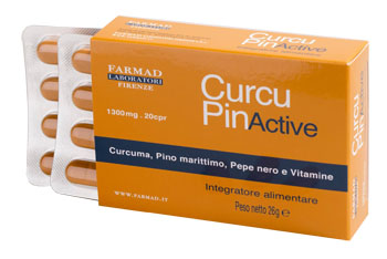 CURCUPIN ACTIVE 20 COMPRESSE 1300 MG - goldeneffe.it