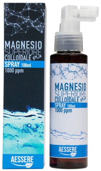MAGNESIO SUPERIORE COLLOIDALE PLUS SPRAY 1000 PPM 100 ML - goldeneffe.it