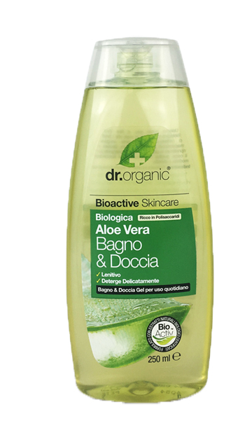 DR ORGANIC ALOE BODYWASH BAGNODOCCIA 250 G - goldeneffe.it