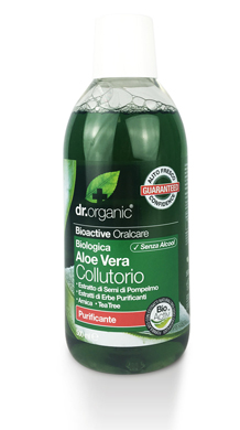 DR ORGANIC ALOE MOUTHWASH COLLUTORIO 500 ML - goldeneffe.it