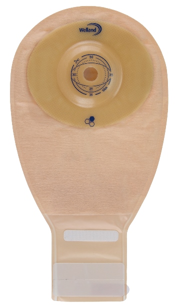SACCA PER ILEOSTOMIA OPACA RITAGLIABILEWELLAND AURUM CONVEX ILEO MIDI DIAMETRO 13-35 MM INIZIO CONVESSITA' 35 MM 10 PEZZI - goldeneffe.it