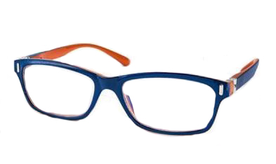 OCCHIALE PREMONTATO DA LETTURA PIC STYLE BLUE/ORANGE +3,5 DIOTTRIE 1 PAIO - goldeneffe.it