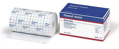 FASCIA AUTOADESIVA IPOALLERGENICA FIXOMULL STRETCH PER FISSAGGIO CATETERI M 5 X 5 CM - goldeneffe.it