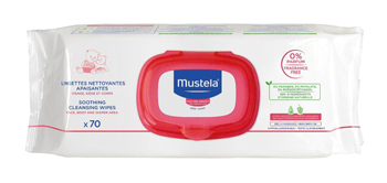 MUSTELA SALVIETTE DETERGENTE LENITIVO 70 PEZZI - goldeneffe.it