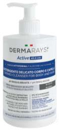 DERMARAYS ACTIVE ALL IN ONE DETERGENTE DELICATO CORPO E CAPELLI 500 ML - goldeneffe.it