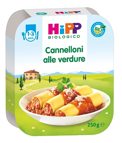HIPP BIO CANNELLONI ALLE VERDURE 250 G - goldeneffe.it