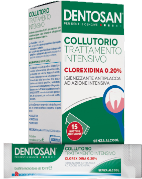 DENTOSAN COLLUTORIO MONODOSE INTENSIVO 0,20% 15 BUSTINE DA 10 ML - goldeneffe.it