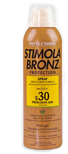 STIMOLABRONZ PROTECTION SPF 30 SPRAY 150 ML - goldeneffe.it
