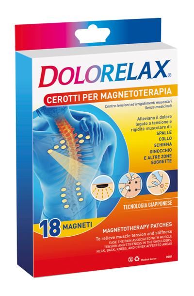 DOLORELAX CEROTTO MAGNETOTERAPIA 18 PEZZI - goldeneffe.it