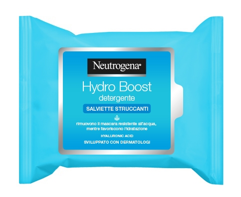 NEUTROGENA HYDRO BOOST SALVIETTE STRUCCANTI 25 PEZZI - goldeneffe.it