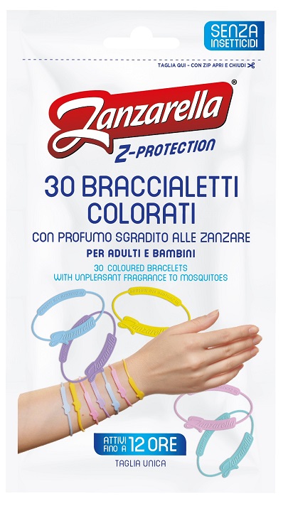 ZANZARELLA Z-PROTECT BRACCIALETTI ADULTI - goldeneffe.it