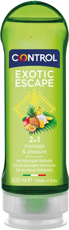 CONTROL GEL PER MASSAGGI EXOTIC ESCAPE 200 ML - goldeneffe.it