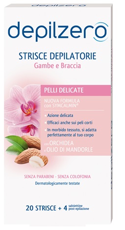 DEPILZERO STRISCE GAMBE BRACCIA 20 PEZZI - goldeneffe.it