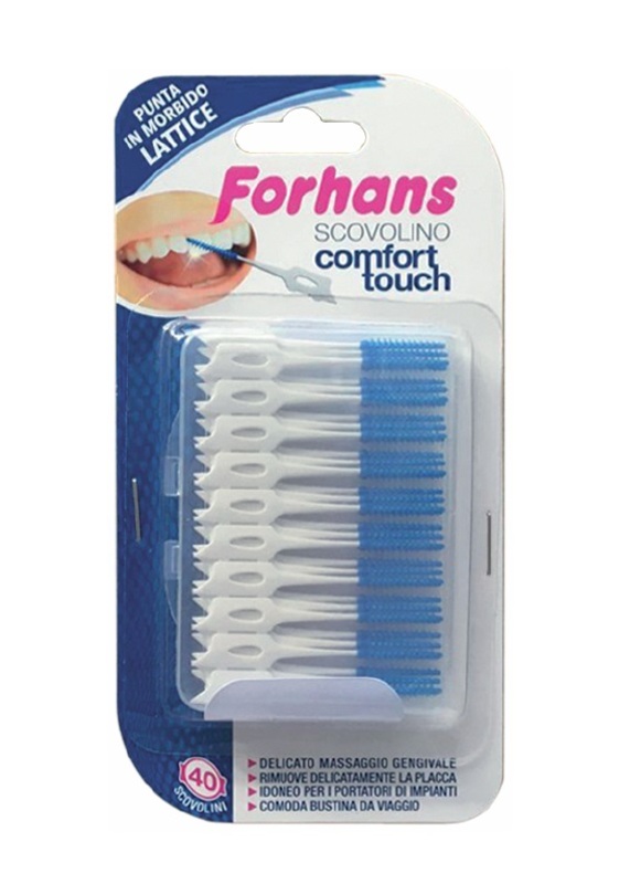 FORHANS SCOVOLINO COMFORT TOUCH PUNTA IN LATTICE 40 PEZZI - goldeneffe.it