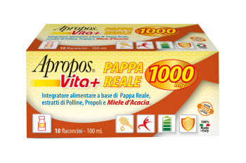 APROPOS VITA+ PAPPA REALE 1000MG 10 FLACONCINI DA 10 ML - goldeneffe.it