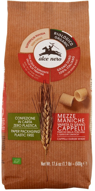 MEZZE MANICHE DI SEMOLA SENATORE CAPPELLI PARCHI TOSCANI BIO 500 G - goldeneffe.it