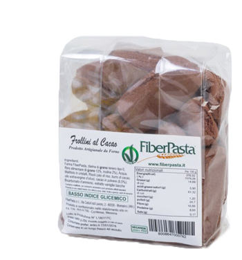 FIBERPASTA FROLLINI AL CACAO 250 G - goldeneffe.it