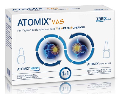 ATOMIX VAS KIT PER IGIENE FUNZIONALE DELLE VIE AEREE SUPERIORI ATOMIC WAVE + SPRAY - goldeneffe.it