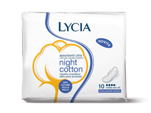 LYCIA COTONE ALI NOTTE 10 PEZZI - goldeneffe.it
