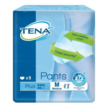 PANNOLONE PULL-UP TENA PANTS PLUS TAGLIA MEDIUM 9 PEZZI - goldeneffe.it