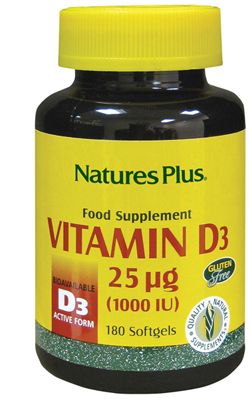 VITAMINA D3 1000 UNITA' INTERNAZIONALE 180 PERLE - goldeneffe.it