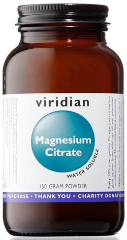 VIRIDIAN MAGNESIUM CITRATE POLVERE 150G VIRIDIAN MAGNESIO CITRATO - goldeneffe.it