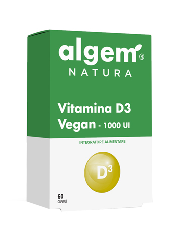 VITAMINA D3 VEGAN 1000 UI 60 CAPSULE - goldeneffe.it