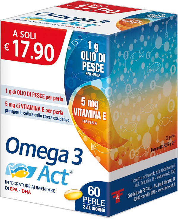 OMEGA 3 ACT 1G 60 PERLE - goldeneffe.it