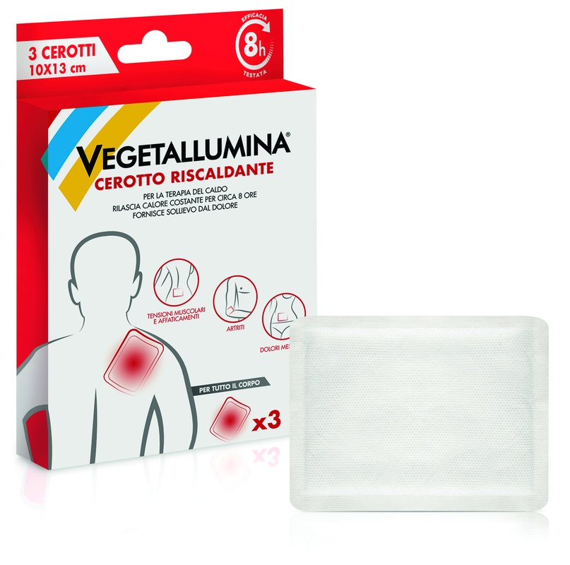 VEGETALLUMINA CEROTTO RISCALDANTE 3 PEZZI - goldeneffe.it