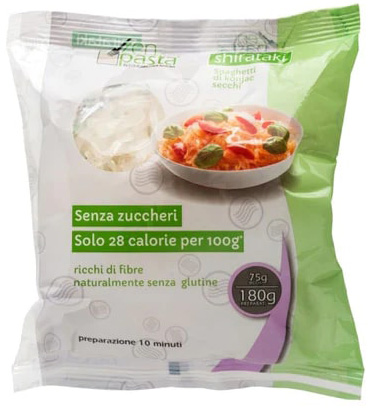 ZENPASTA SHIRATAKI ESSICATO TAGLIATELLE MONODOSE 75 G - goldeneffe.it